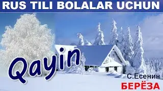 Qish haqida ruscha sherlar bolalar uchun. "Qayin" S.Yesenin.  UZRUSTILI