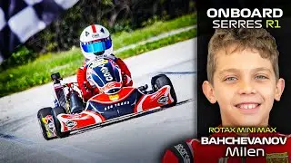 ONBOARD: Milen Bahchevanov - ROTAX MINI MAX - Race 1 | Serres 2024