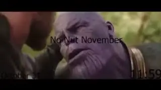 No Nut November (Avengers : Infinity War Edition)