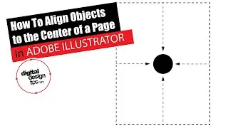 How to align and center artwork to the middle of the page in Adobe Illustrator.