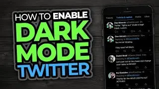 How To Enable DARK MODE on TWITTER | New Black Night Theme!