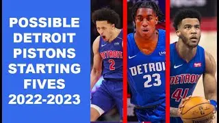 2022-2023 Detroit Pistons Starting 5 Prediction | Small Ball Lineup | Defensive Lineup