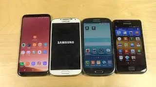 Samsung Galaxy S8 vs. Samsung Galaxy S4 vs. Samsung Galaxy S3 vs. Galaxy S2 - Which Is Faster?