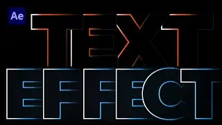 Stroke Text Animation in Aftereffects (FREE PROJECT)