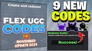 ⚠️HURRYUP!!⚠️ ALL WORKING CODES FOR FLEX UGC IN NOVEMBER 2024 - ROBLOX FLEX UGC CODES | CRAZY GAMER