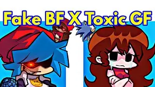 Friday Night Funkin VS C0RE / Boyfriend VS Fake BF With Toxic Girlfriend (FNF Mod/Hard/Cutscene)