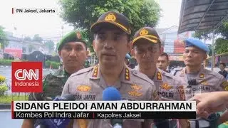 Polisi Jelaskan Suara Ledakan di Sidang Pledoi Aman Abdurrahman