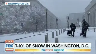 Washington, D.C. Gets 7-10 Inches Of Snow During First Winter Storm Of The Year