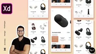 How to animate and design with Adobe XD like a pro / Online Shop / Fluid & Elastic Drag Interactions