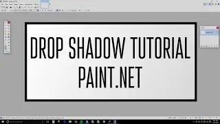 How To Use Drop Shadow in Paint.NET(Plugin)!