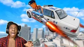 Rocket Police car 🚨 Funny Moments 🤣 - [BeamNG.Drive]