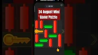 24 August Mini Game Puzzle Solved Full Video #shorts #minigame #hamsterkombat