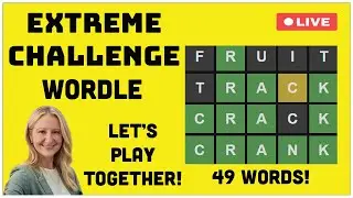 ⏰ 49 Wordle EXTREME Words in 45 Minutes: Can We Beat the Clock? 🧩