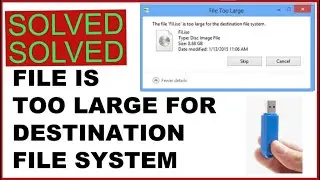 How do I fix too large for destination file system | APTeck Tutorials