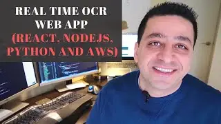 Real Time OCR Web App (React, NodeJS, Python and AWS)