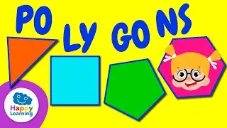 POLYGONS | Math for Kids | Happy Learning 🔷🔺