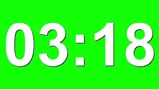 4 Minute Countdown Timer Animation on Green Screen - No Copyright,  Stock Video Animations