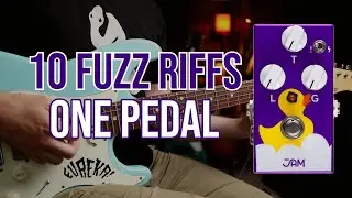 10 Fuzz Riffs - One Pedal | Jam Pedals Eureka! (Pedal Demo)