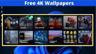 10 Best Websites to download 4k wallpapers for windows 11 PC