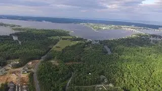 Flew Drone More Than Half Mile High And Discovered A Secret Island Near Solomons Island Maryland