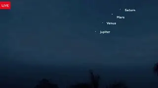 Enjoy Live  Parade of Mars, Jupiter, Saturn, and Venus Alignment || April 24 Sunday