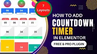 Elementor Countdown timer widget | Pro and Free plugin