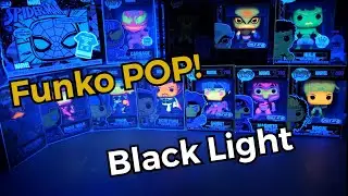 ОБЗОР Funko Marvel серия Black Light 2.0!