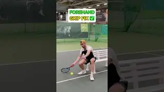 How to Hit a Powerful Topspin Forehand (Grip Fix) 