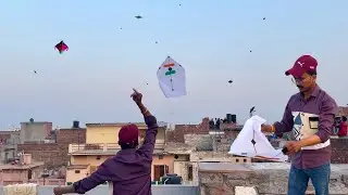 🥺पतंगबाज़ी 🔥Kite Fighting Vlog😍Desi Boy Flying Kite😱Kite Flying 😋#vlog 😂kite lover