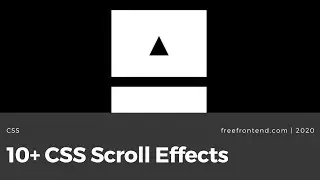 10+ CSS Scroll Effects