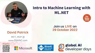 Introduction to Machine Learning with ML.NET - Global AI Developer Days 2022