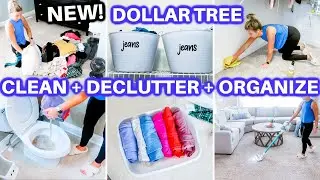 EXTREME CLEAN ORGANIZE DECLUTTER WITH ME | SPEED CLEANING MOTIVATION | CLOSET CLEAN OUT| DOLLAR TREE