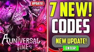 ⚠️HURRY UP⚠️A UNIVERSAL TIME ROBLOX CODES 2023 -A UNIVERSAL TIME CODES-AUT CODES