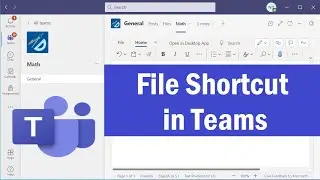 How to Quickly Turn a File Into a Tab in Microsoft Teams | File Shortcut in Teams | #microsoftTeams