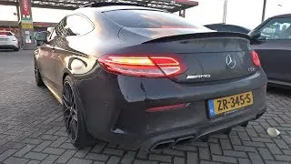 Decatted Mercedes-AMG C63S Coupe - Revs & Accelerating!