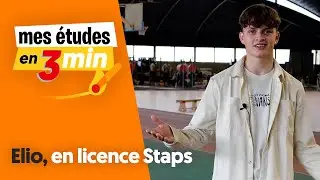 Elio en licence STAPS - Mes études en 3 minutes