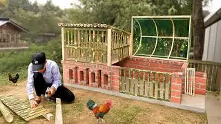 Upgrade garden with chicken coop and mini garden combo