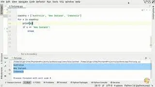 40. For Loop in Python | How to use  Break And Continue with For loop