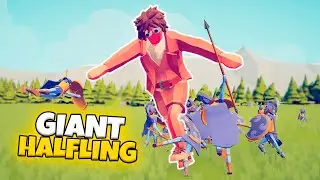 GIANT HALFLING VS EVERY FACTION | TABS MODDED GAMEPLAY