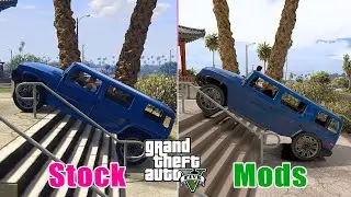 GTA V Mods vs Stock | Vehicle Handling of GTA 5 | GTA 5 Mods vs Stock