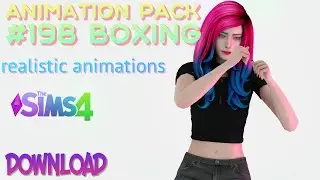 Animation Sovushka PACK 198 BOXING ACTS Sims 4 Animations Download