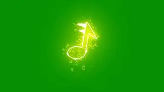 New green screen music icon audio spectrum video footage