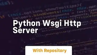 python wsgi http server