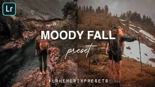 Free Lightroom Mobile Presets Tutorial Free Dng & Xmp | Moody Fall Preset | Mobile Lightroom Presets