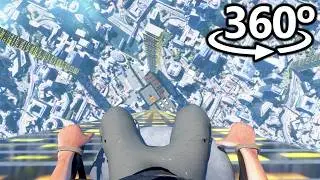 FALLING FROM BUILDING in 360° | VR / 4K 😧