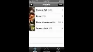 How to use Shared Photo Streams on iOS6