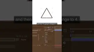 Triangle to Square Shape Animation (Adobe After Effects) 