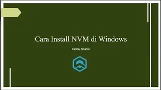 Cara Install NVM pada Windows