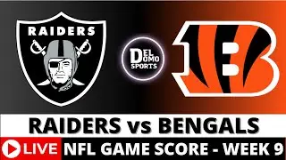 LAS VEGAS RAIDERS VS CINCINNATI BENGALS LIVE 🏈 NFL Game Score Play-by-Play Week 9 - NOV 3, 2024