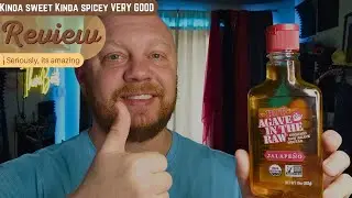 Hot Agave In The Raw Organic Raw Blue Agave Nectar w/Jalapeno | Sweet & Spicy Syrup
